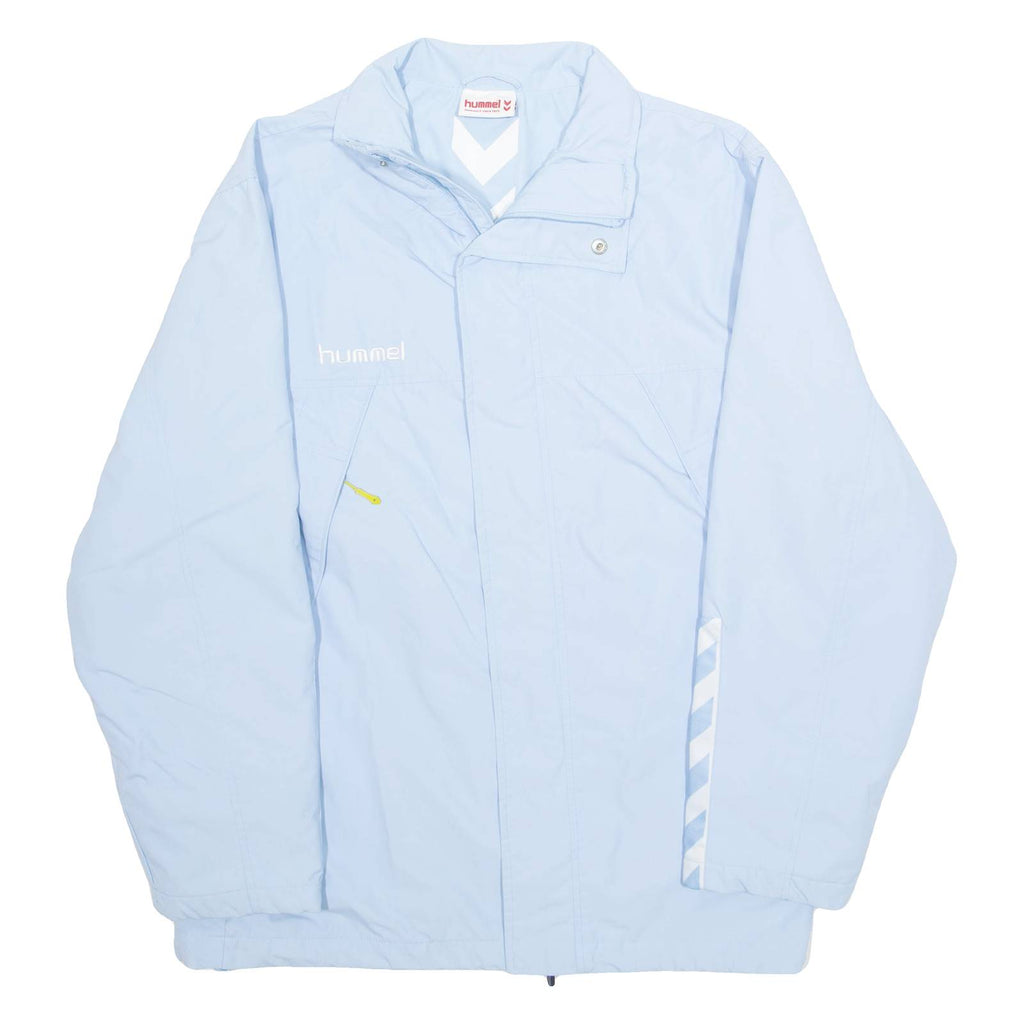 HUMMEL Mens Jacket Blue Nylon M
