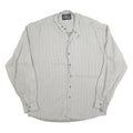ATLANTIC CONNECTION Womens Grey Printed Shirt Long Sleeve Button Neck L