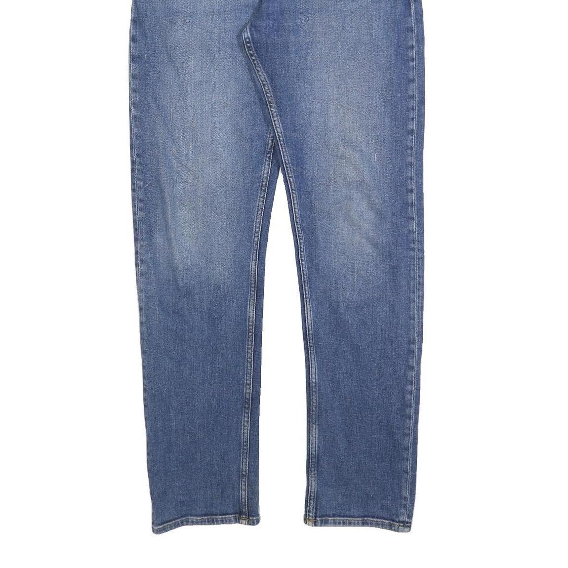 CALVIN KLEIN Mens Jeans Blue Slim Skinny Denim Medium W34 L32 Zip Closure