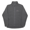 BERGHAUS Mens Grey Jacket S Polyester Zip Stand-Up Collar Fleece Outdoor Casual