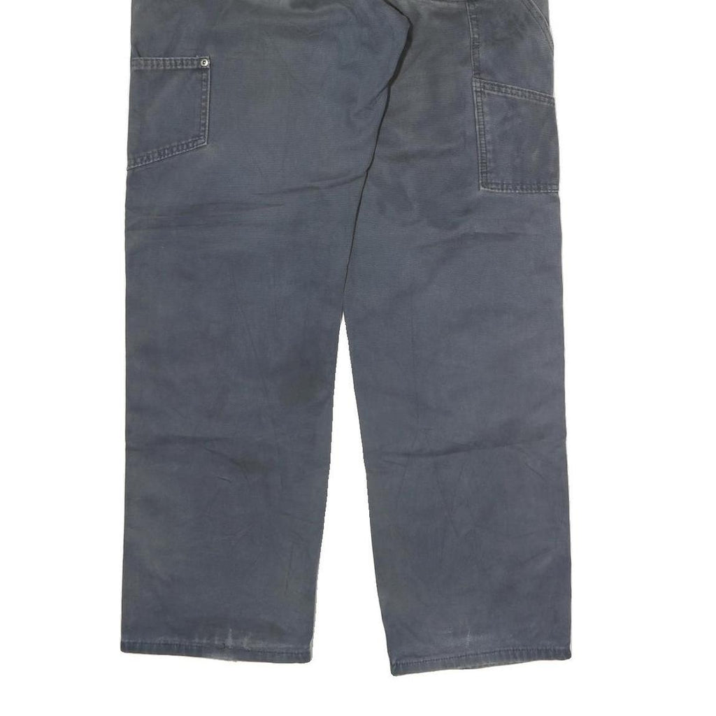 DICKIES Mens Jeans Blue Regular Straight Denim W36 L32 Workwear Casual Durable