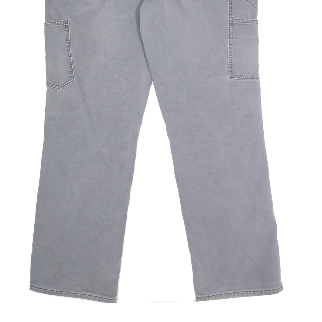CARHARTT Womens Cotton Blend Grey Classic Straight Trousers W36 L30 Workwear