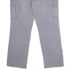 CARHARTT Womens Cotton Blend Grey Classic Straight Trousers W36 L30 Workwear