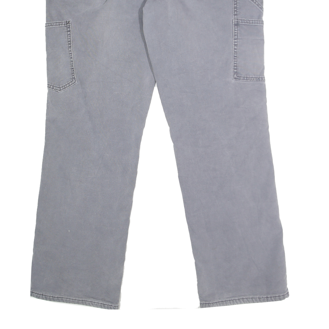 CARHARTT Womens Cotton Blend Grey Classic Straight Trousers W36 L30 Workwear