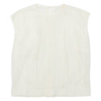 Womens Top White Sleeveless S