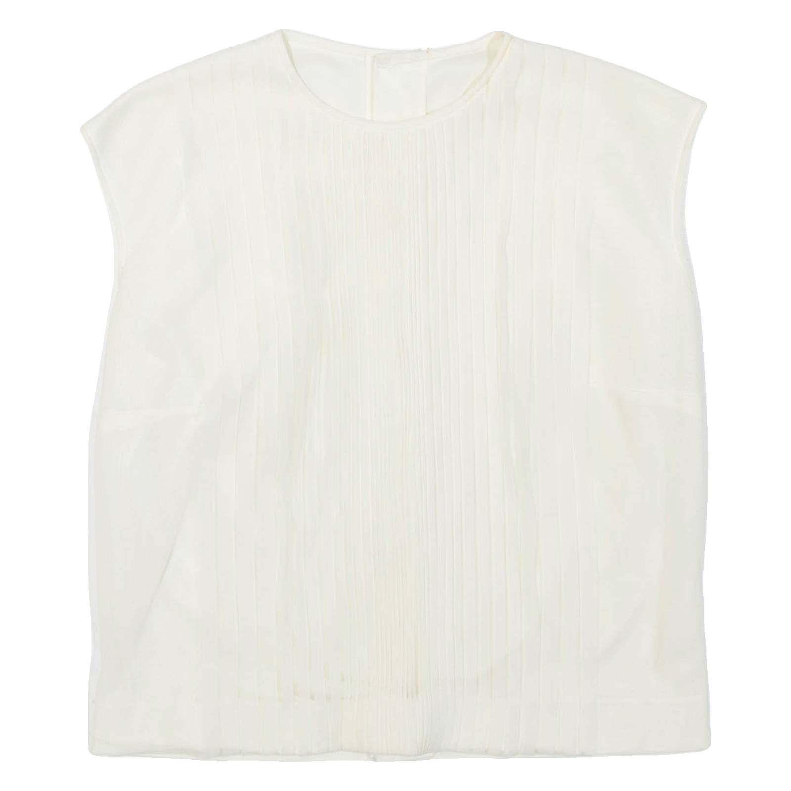 Womens Top White Sleeveless S