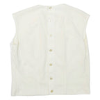 Womens Top White Sleeveless S
