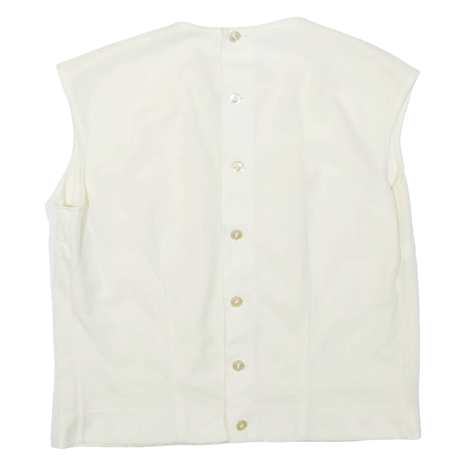 Womens Top White Sleeveless S