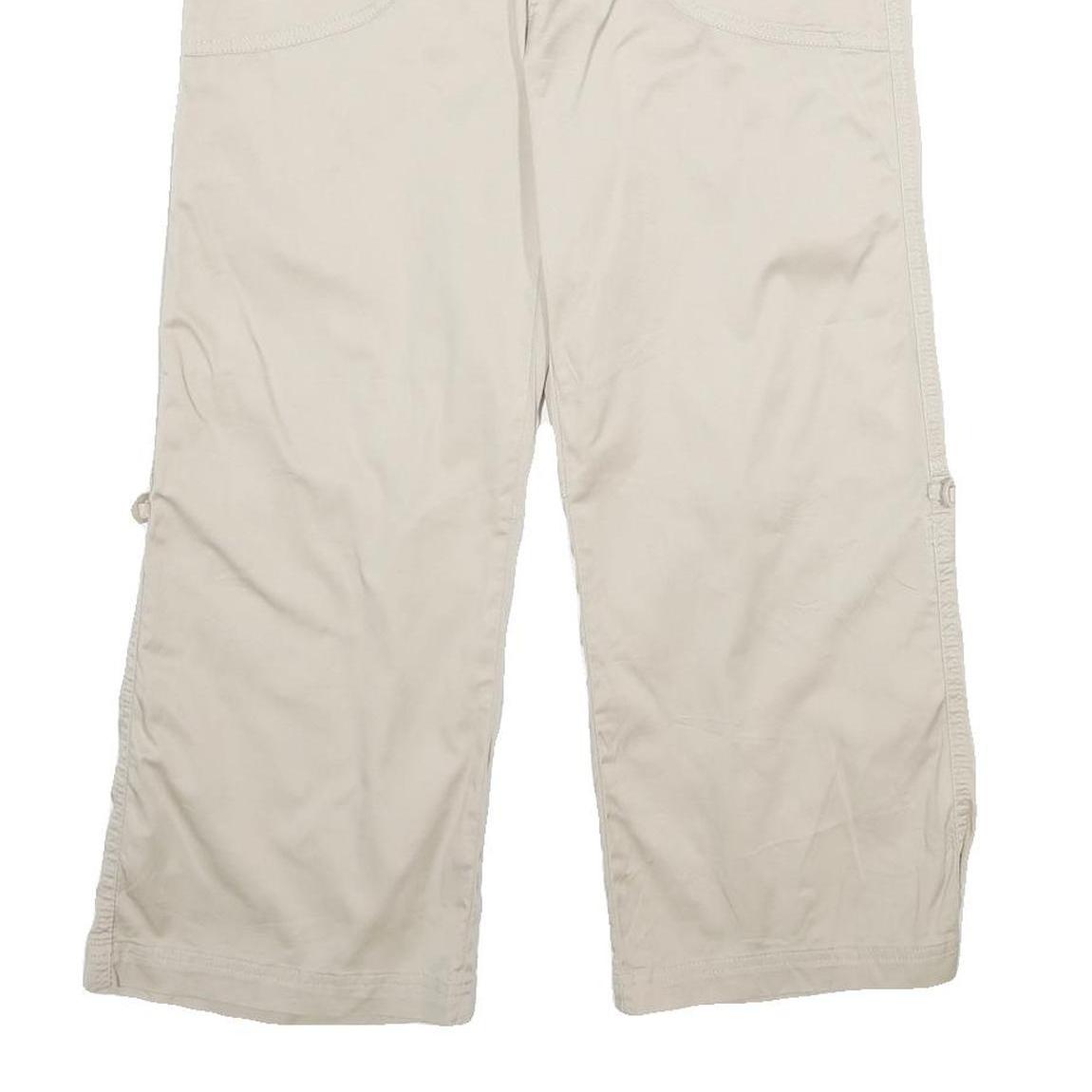 LEE Womens Shorts Beige Casual UK 10 W30 Cotton Blend Lightweight