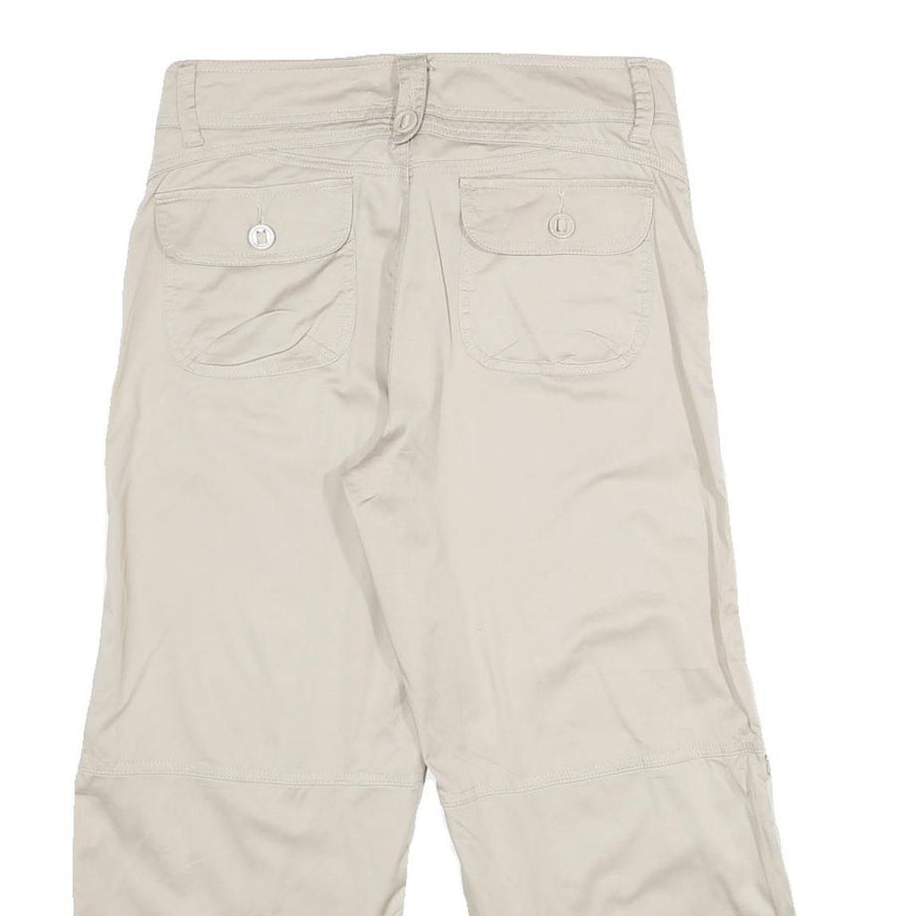 LEE Womens Shorts Beige Casual UK 10 W30 Cotton Blend Lightweight