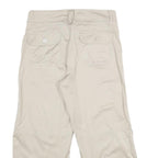 LEE Womens Shorts Beige Casual UK 10 W30 Cotton Blend Lightweight