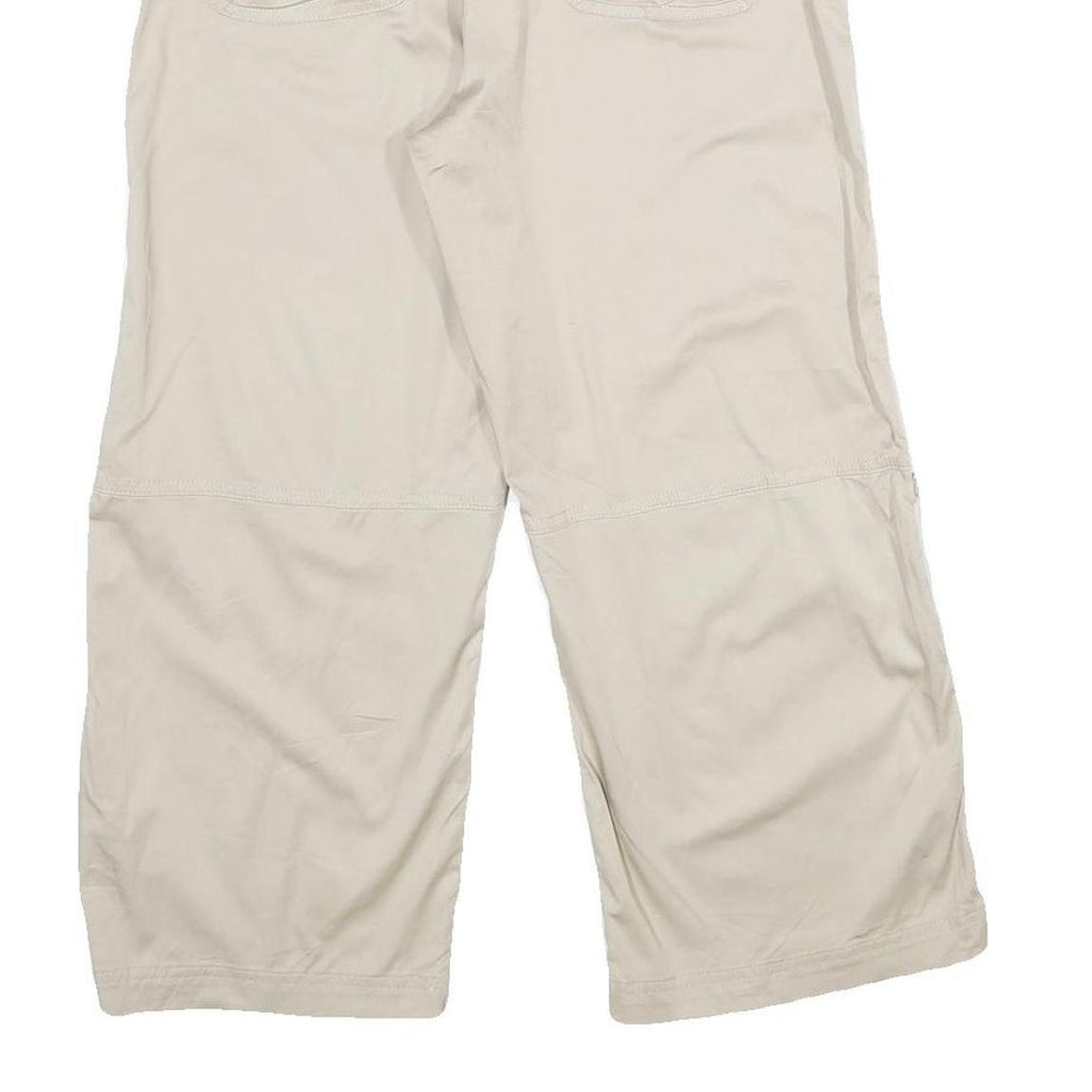 LEE Womens Shorts Beige Casual UK 10 W30 Cotton Blend Lightweight