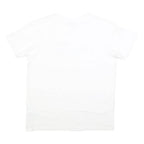 ELLESSE Womens White Logo Graphic T-Shirt M Short Sleeve Crew Neck Cotton Blend