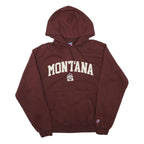 CHAMPION Mens Maroon Montana Hoodie S Cotton Blend Pullover Hooded Sweatshirt