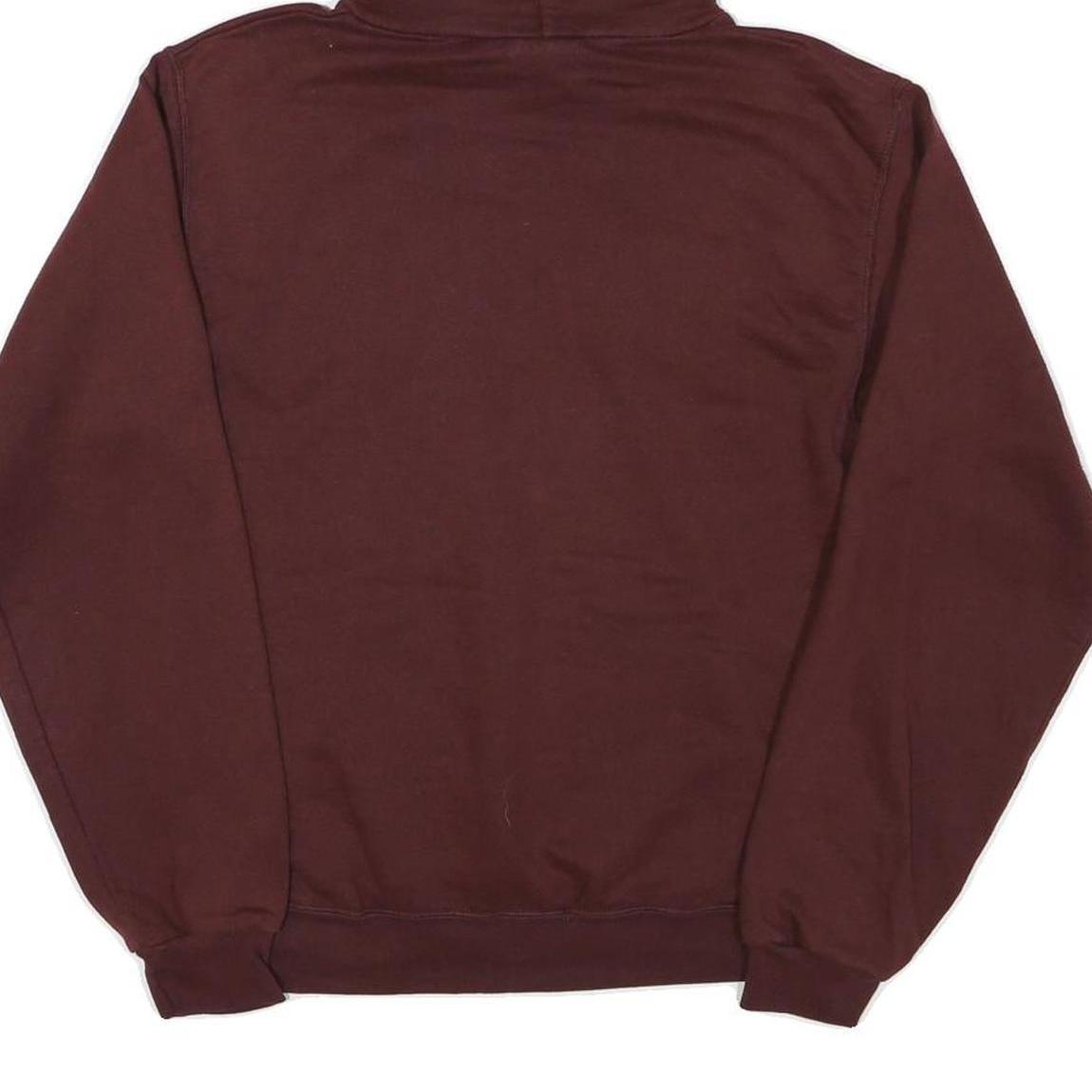 CHAMPION Mens Maroon Montana Hoodie S Cotton Blend Pullover Hooded Sweatshirt