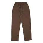 HABAND Womens Polyester Blend Brown Relaxed Straight Trousers W24 L28 Casual