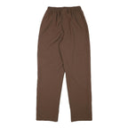 HABAND Womens Polyester Blend Brown Relaxed Straight Trousers W24 L28 Casual