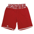 ADIDAS Mens Red Casual Sports Shorts L W28 Polyester Printed Waistband