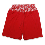 ADIDAS Mens Red Casual Sports Shorts L W28 Polyester Printed Waistband
