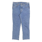 LEVI'S Womens Regular Blue Denim Light Jeans W30 L23 Classic Cotton Blend Zip
