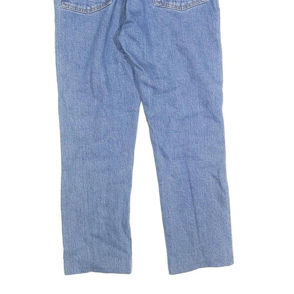 LEVI'S Womens Regular Blue Denim Light Jeans W30 L23 Classic Cotton Blend Zip