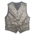 Womens Blazer Waistcoat Black 90s Spotted UK 10