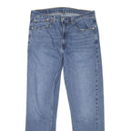 LEVI'S 505 Mens Blue Classic Straight Denim Medium W36 L32 Button Fly Jeans