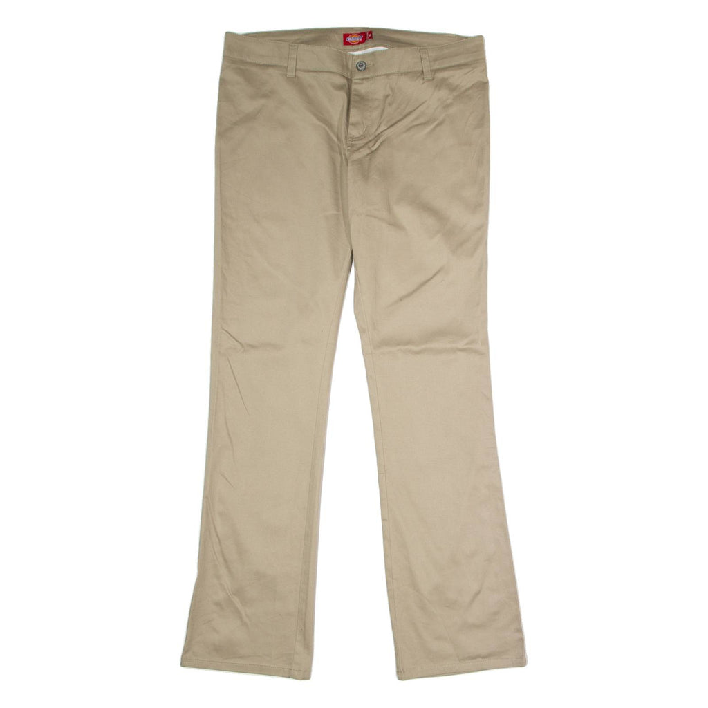 DICKIES Workwear Womens Trousers Beige Regular Bootcut W36 L33