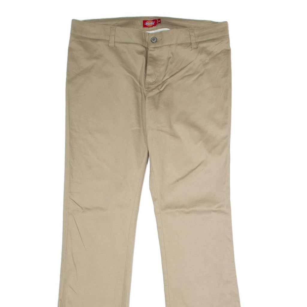 DICKIES Workwear Womens Trousers Beige Regular Bootcut W36 L33