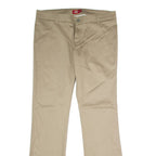 DICKIES Workwear Womens Trousers Beige Regular Bootcut W36 L33