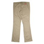 DICKIES Workwear Womens Trousers Beige Regular Bootcut W36 L33