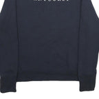 CHAMPION Womens Navy Blue Nantucket Crew Neck M Cotton Blend Sweatshirt