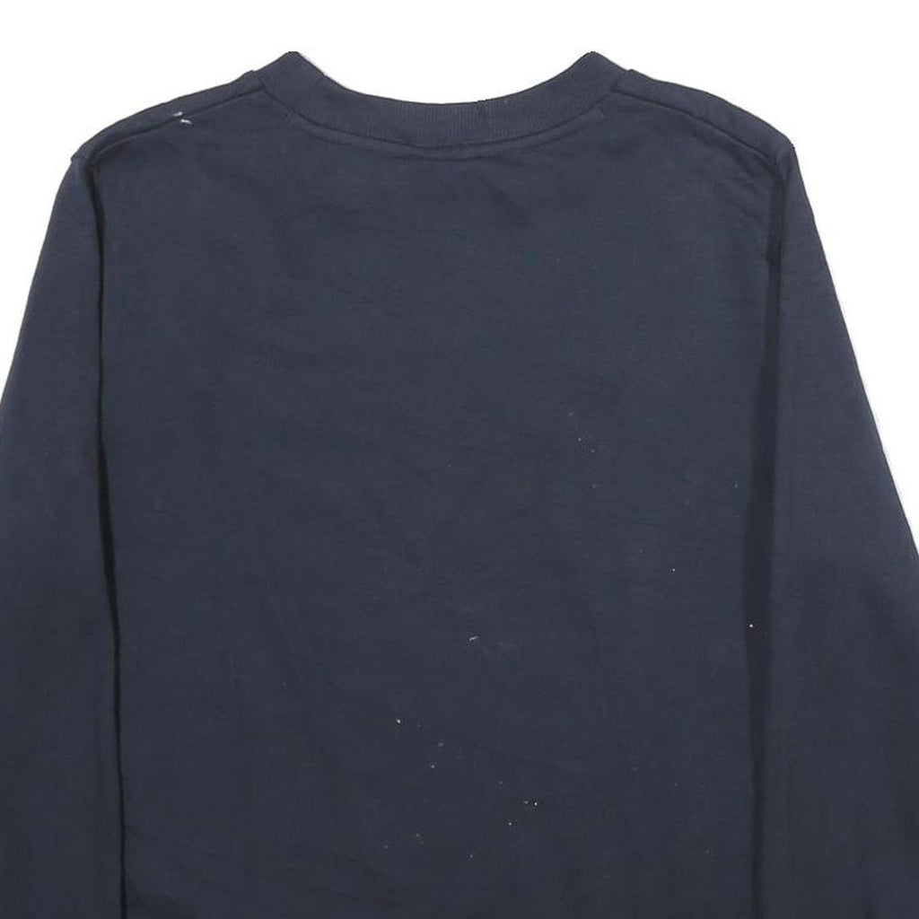 CHAMPION Womens Navy Blue Nantucket Crew Neck M Cotton Blend Sweatshirt