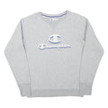 CHAMPION Mens Grey Crew Neck M Cotton Blend Pullover Sweatshirt