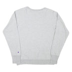 CHAMPION Mens Grey Crew Neck M Cotton Blend Pullover Sweatshirt