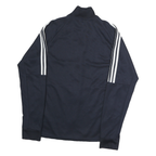 ADIDAS Mens Navy Blue Jacket M Polyester Zip Athletic Sportswear