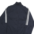 ADIDAS Mens Navy Blue Jacket M Polyester Zip Athletic Sportswear
