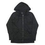 CHAMPION Womens Black Zip Up Hoodie M Casual Athletic Sportswear Jacket