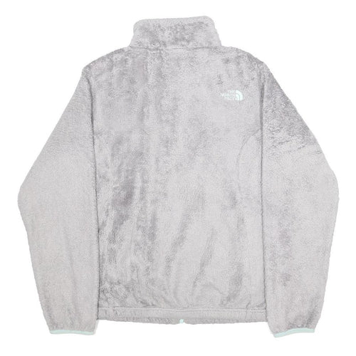 THE NORTH FACE Girls Grey Fleece Jacket XL Polyester Soft Warm Casual Outerwear