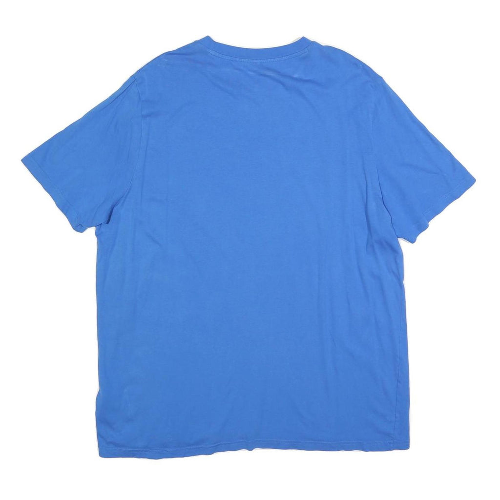 PUMA Mens Blue Graphic T-Shirt XL Short Sleeve Crew Neck Sportswear Casual