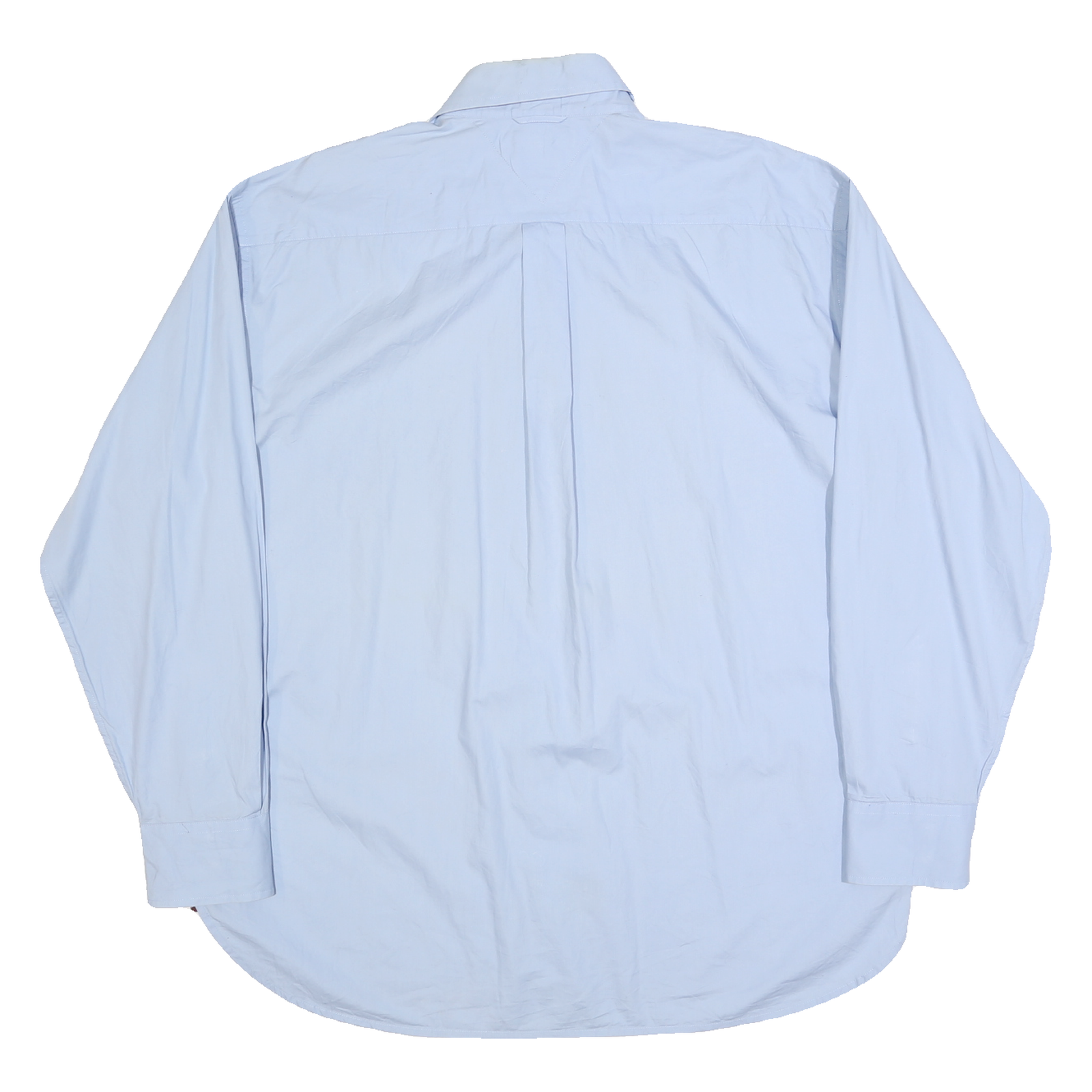 TOMMY HILFIGER Mens Blue XL Shirt Cotton Blend Long Sleeve Formal Button Collar