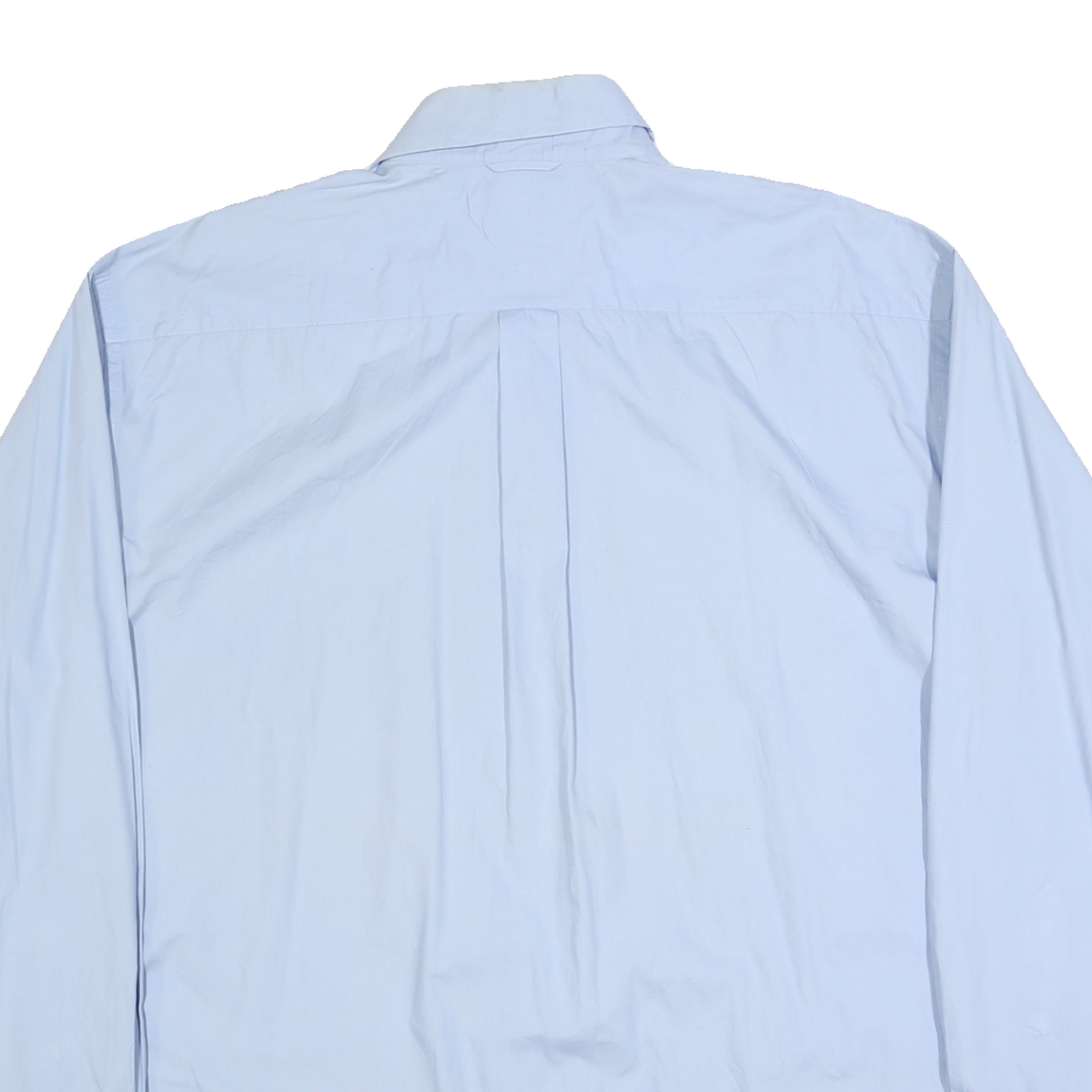 TOMMY HILFIGER Mens Blue XL Shirt Cotton Blend Long Sleeve Formal Button Collar
