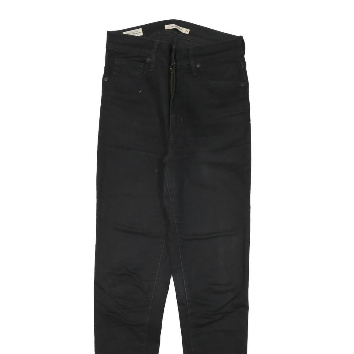 LEVI'S Womens Black Slim Skinny Denim Cotton Blend Jeans W26 L28 Stretch