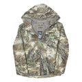 REALTREE Boys Brown Camouflage Hooded Cotton Blend Zip Jacket XL Outdoor