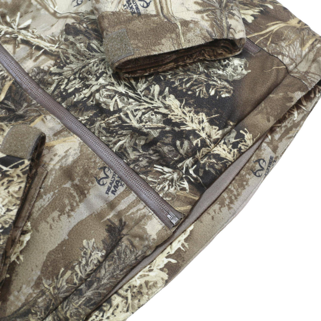 REALTREE Boys Brown Camouflage Hooded Cotton Blend Zip Jacket XL Outdoor