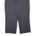 DICKIES Mens Cotton Blend Navy Blue Relaxed Cargo Trousers W36 L27 Workwear