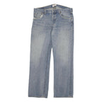 LEVI'S 501 Mens Jeans Blue Regular Straight Denim Medium W32 L29 Classic Button