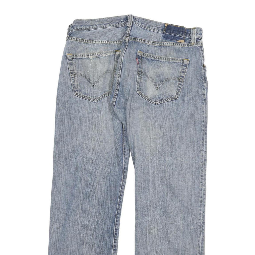 LEVI'S 501 Mens Jeans Blue Regular Straight Denim Medium W32 L29 Classic Button