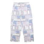 BONMARCHE Sleepwear Womens Cotton Patchwork Floral Relaxed Trousers W30 L28