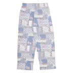 BONMARCHE Sleepwear Womens Cotton Patchwork Floral Relaxed Trousers W30 L28